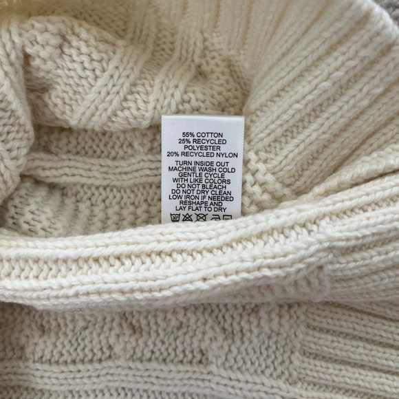 ABLE Claudette Fisherman Sweater - antique white, size S - Picture 11 of 12